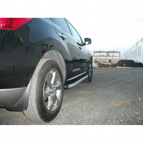 Пороги алюминиевые (Alyans) для Nissan Murano