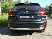 Защита задняя овальная (d=75х42 мм) для Toyota Venza