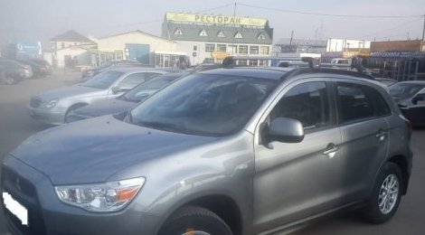 Багажник Thule WingBar Edge на интегрированных дугах для Mitsubishi ASX