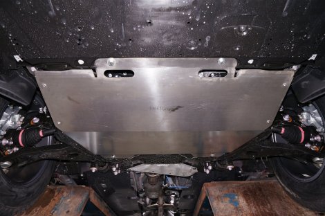 Алюминиевая защита картера и КПП АВС-Дизайн для Mazda CX-5 (2011-н.в.)