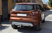 Съемный фаркоп PTGroup под квадрат 50х50 для Ford Kuga (2012-2019)