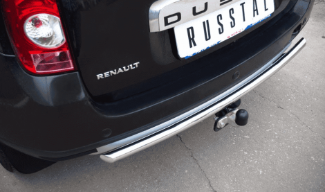 Защита заднего бампера D42 (дуга) "RUSSTAL" для Renault Duster