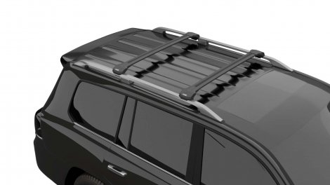 Багажник LUX Condor черный на аэродинамических дугах для Haval Dargo