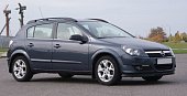 Рейлинги на крышу АПС для Opel Astra хэтчбек (2004-2015) черные