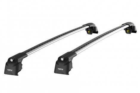 Багажник Turtle AIR-2 Silver на аэродинамических дугах для Haval H3