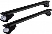 Багажник ED Арго с замками на черных крыловидных дугах для Subaru XV (2011-2016)