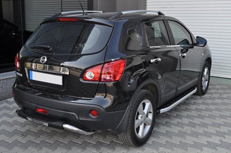 Пороги алюминиевые (Alyans) для Nissan Qashqai