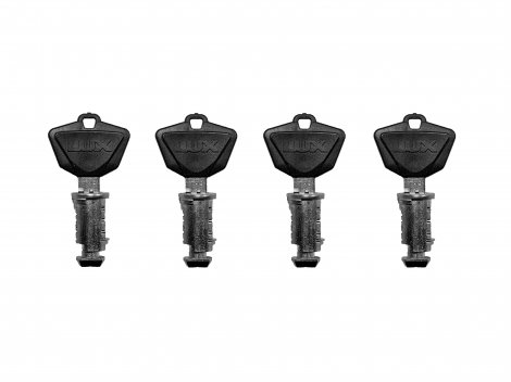 Набор личинок с ключами багажной системы LUX (4 шт.)