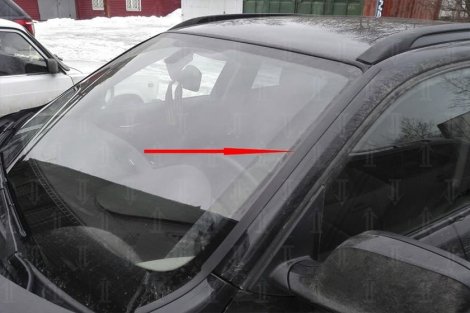 Водосток лобового стекла для BMW X1 (2009-2012)