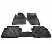 Ковры салонные полиуретан "NorPlast" для Audi Q7 (2005-2015) черные