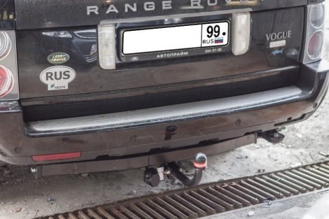 Фиксированный фаркоп Oris-Bosal для Land Rover Range Rover (2002-2012)