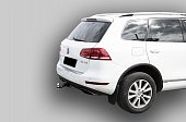 Съемный фаркоп под квадрат Leader Plus V124-E для Volkswagen Touareg (2010-2018)