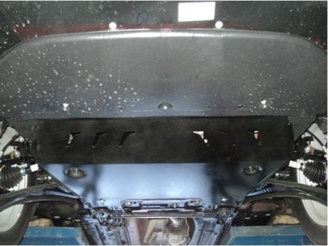 Алюминиевая защита картера и КПП АВС-Дизайн для Nissan X-Trail (2015-н.в.)