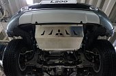 Алюминиевая защита радиатора АВС-Дизайн для Mitsubishi L200 (2018-н.в.)