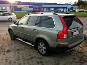 Пороги алюминиевые (Emerald Black) для Volvo (Вольво) XC90