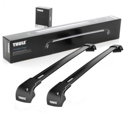 Багажник Thule WingBar Edge Black на интегрированных дугах для Opel Corsa