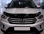 Дефлектор капота SIM темный для Hyundai Creta