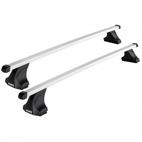 Багажник Атлант на прямоугольных дугах для Hyundai Solaris 5-дв хетчбэк (2011-2015)