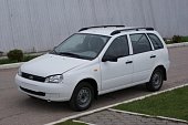 Рейлинги на крышу АПС для Lada Kalina универсал (2008-2012) черные