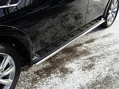 Пороги стальная труба для Infiniti QX56 (2004-2010)
