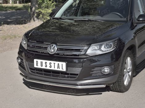 Передняя защита Russtal для Volkswagen Tiguan (2011-2016)