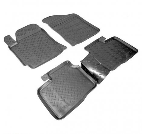 Ковры салонные полиуретан "NorPlast" для Kia Ceed (2006-2012) черный