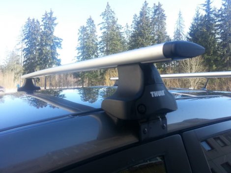 Багажник Thule WingBar на аэродинамических дугах для Toyota RAV 4 (2012-2019)