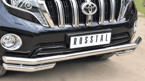 Передняя защита Russtal для Toyota Land Cruiser Prado 150 (2013-2017)
