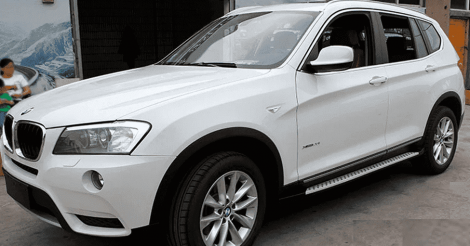Пороги алюминиевые для BMW X3 (2010-н.в.)
