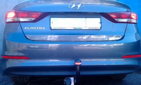 Фиксированный фаркоп Oris 4268-A для Hyundai Elantra (2019-2020)