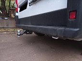 Съемный фаркоп Bizon FA 0340-E под квадрат 50х50 для Citroen Jumper (2012-н.в.)