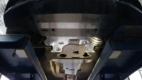 Алюминиевая защита картера и КПП АВС-Дизайн для BMW 7-Series (2008-2015)