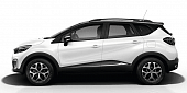 Рейлинги на крышу АПС для Renault Kaptur (2016-н.в.) черные без паза