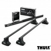 Багажник Thule SquareBar на стальных дугах для Audi A7 (2010-2018)