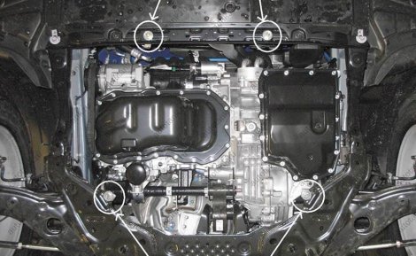Композитная защита картера Автотанк для Mazda СX-5 (2011-н.в.)