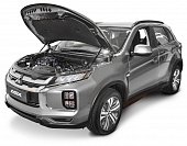 Газовые упоры (амортизаторы) капота АвтоУпор UMIASX021 для Mitsubishi ASX (2020-н.в.)