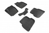 Коврики в салон Seintex EVA 3D ромб для Volkswagen Polo седан (2010-2020)