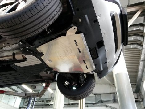 Алюминиевая защита картера и КПП АВС-Дизайн для Honda CR-V (2012-2018)