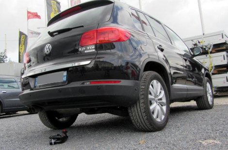 Съемный фаркоп Westfalia с электрикой для Volkswagen Tiguan (2007-2015)