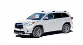 Рейлинги на крышу АПС для Toyota Highlander (2013-2019) серый