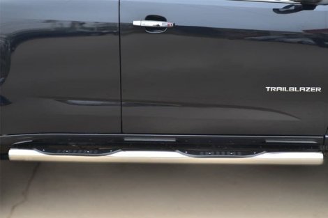 Пороги Russtal стальная труба для Chevrolet TrailBlazer (2012-н.в.)