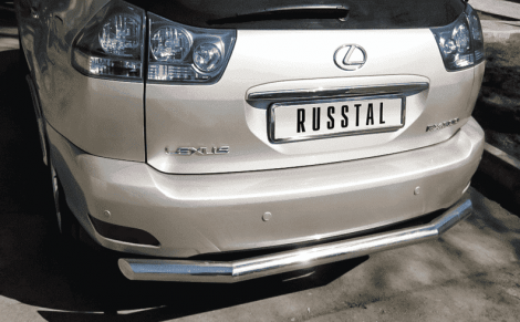 Защита заднего бампера D63 "RUSSTAL" для Lexus RX350