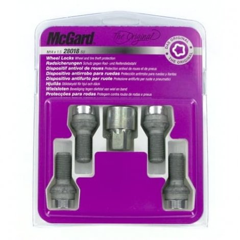 Секретки McGard 28018 SU для Audi A2 (Штатные диски)