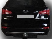 Фиксированный фаркоп Leader Plus H224-FC для Hyundai Santa Fe (2012-2018)