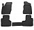 Ковры салонные полиуретан "NorPlast" для Chevrolet Niva (2009-2016) черные