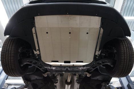 Алюминиевая защита картера и КПП АВС-Дизайн для MINI Hatch (2013-н.в.)
