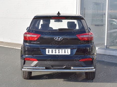 Задняя защита Russtal для Hyundai Creta