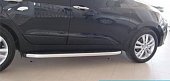 Пороги алюминиевые (Alyans) для Geely  Emgrand X7
