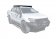Алюминиевый экспедиционный багажник Rival Modular Roof Rack на рейлинги для Ford Ranger (143x123)