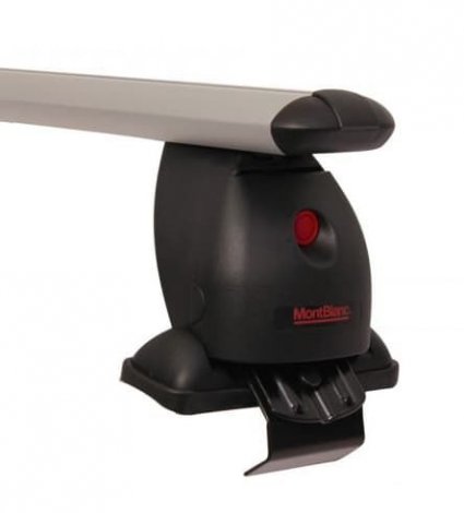 Багажник MontBlanc на аэродинамических дугах для Kia Opirus (2003-2010)